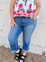 Vervet Mid Rise Slim Wide Jeans