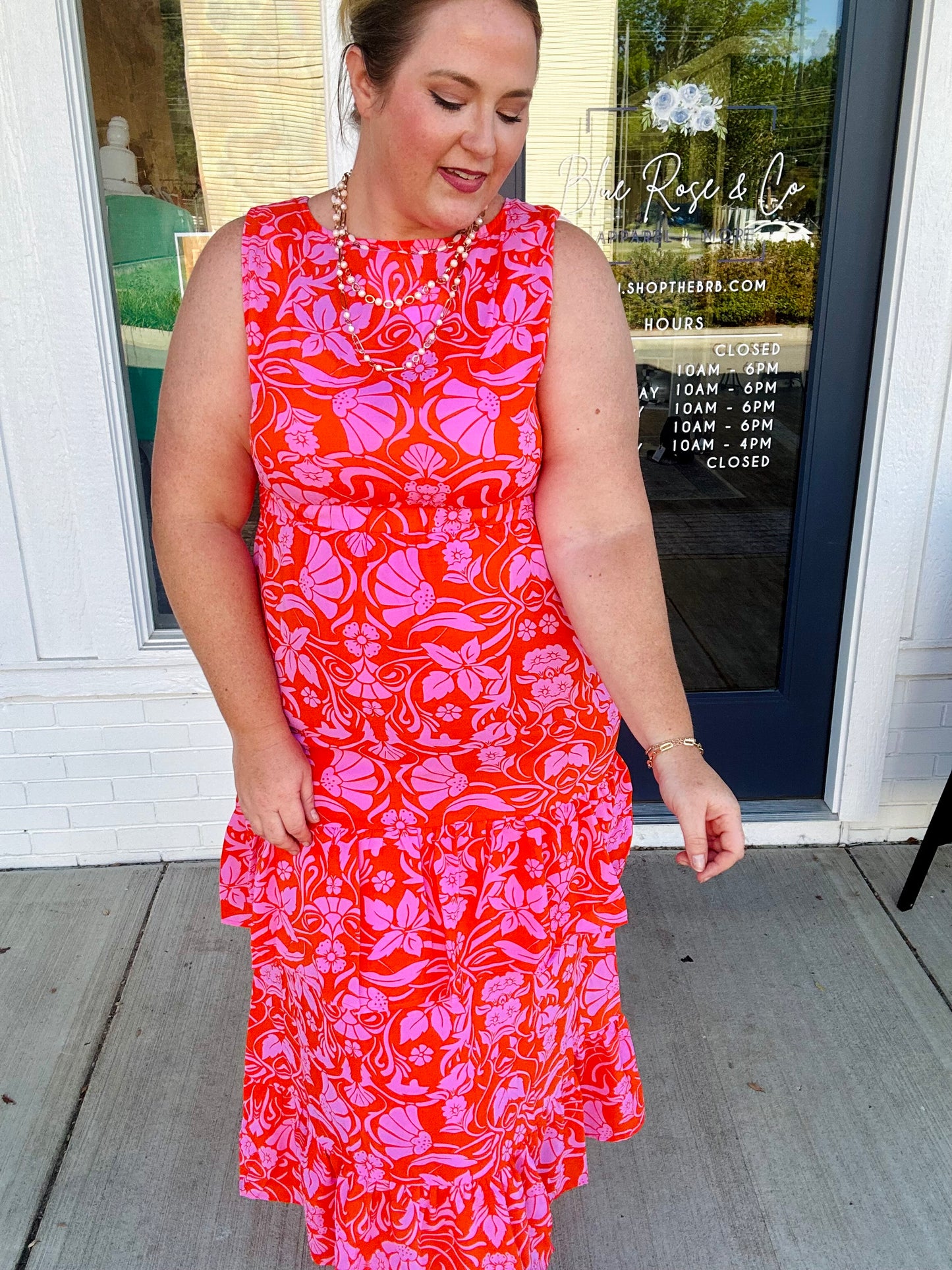Rachael Tropical Dress (Reversible)