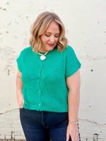 Joana Knit Top in Green