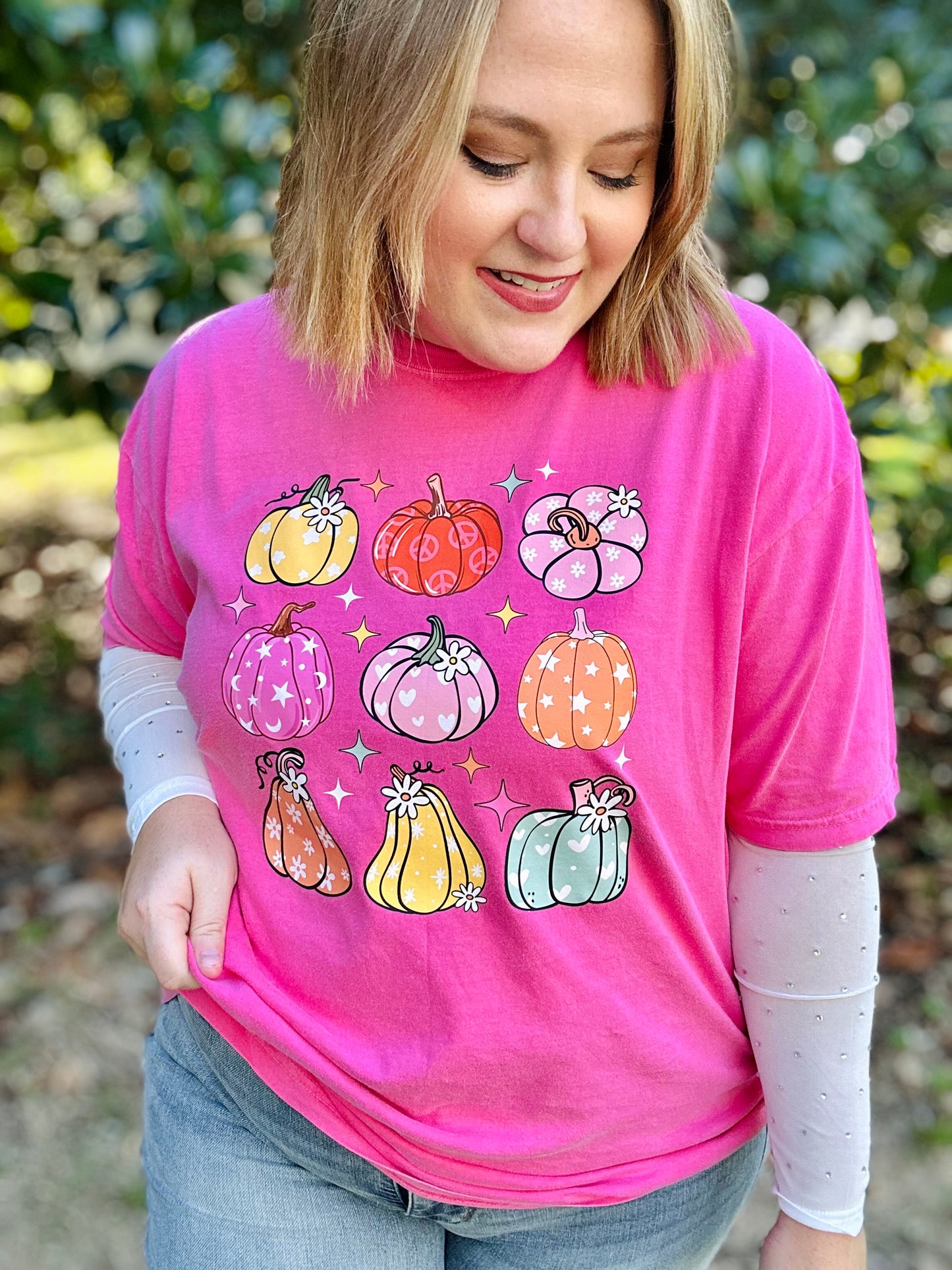 Pumpkin Cuties Tee on Comfort Color