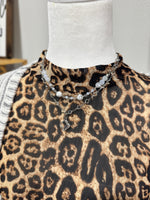 Silver Layered Chain Link Necklace