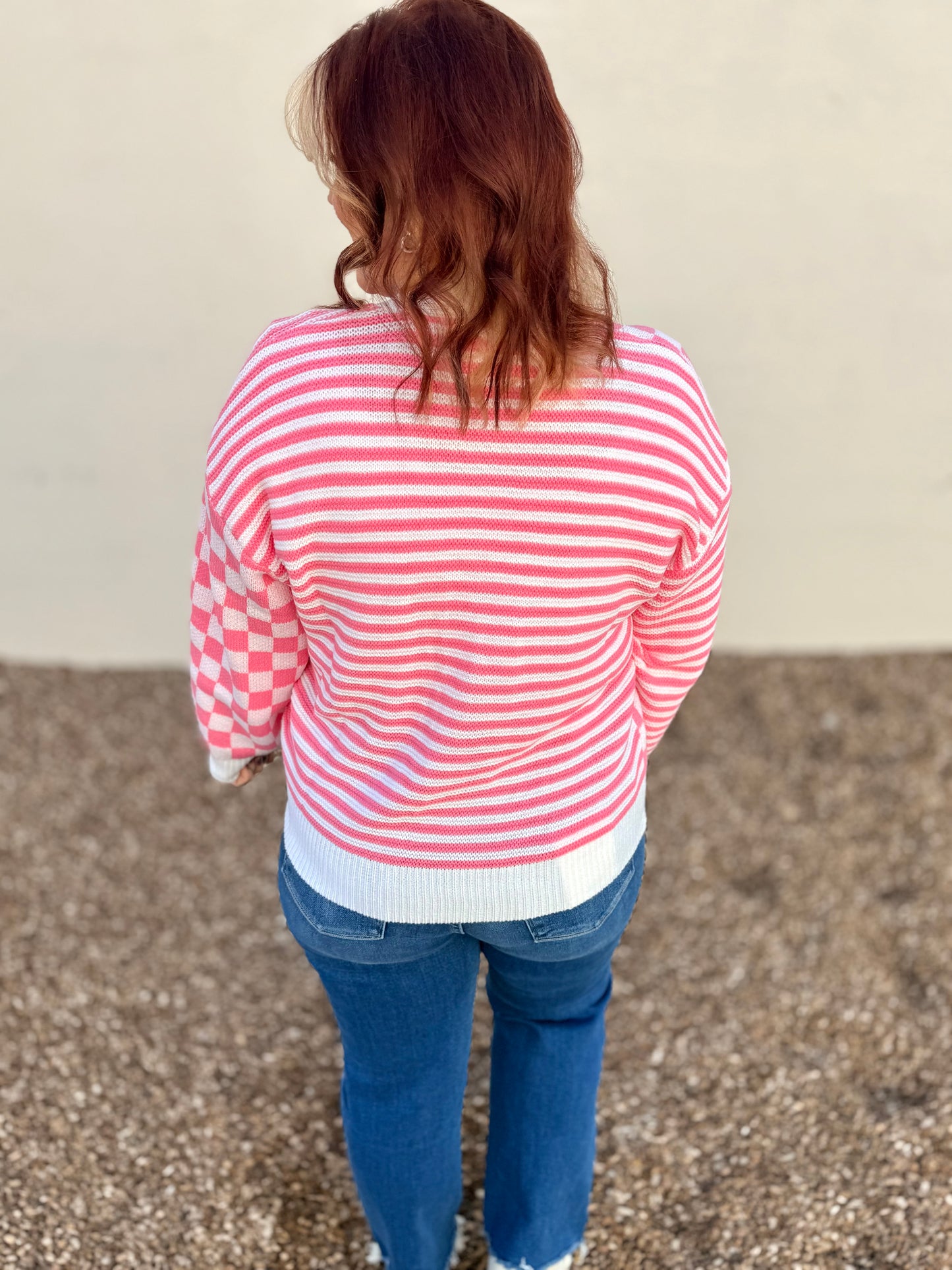 Polly Pink Multi Print Cardigan