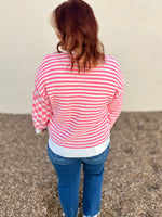 Polly Pink Multi Print Cardigan