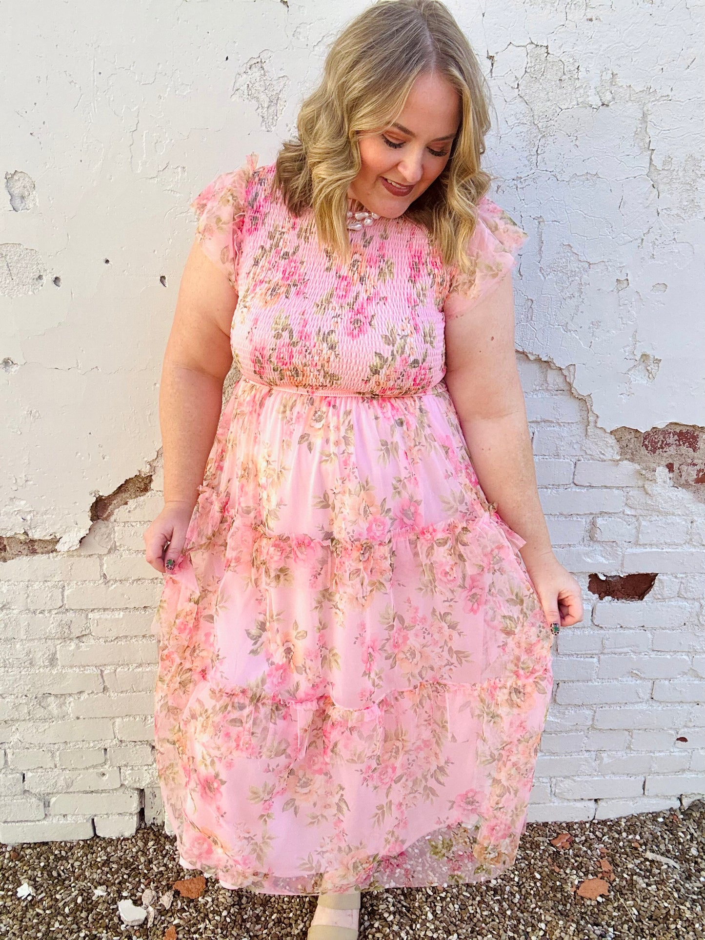 Addie Tulle Smocked Dress