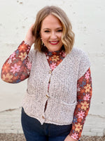 Sandra Button Down Sweater Vest