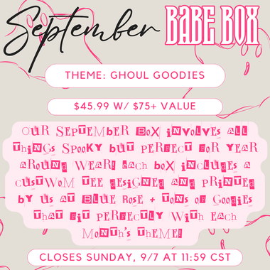 September Blue Rose Babe Box (Available until 9/7)