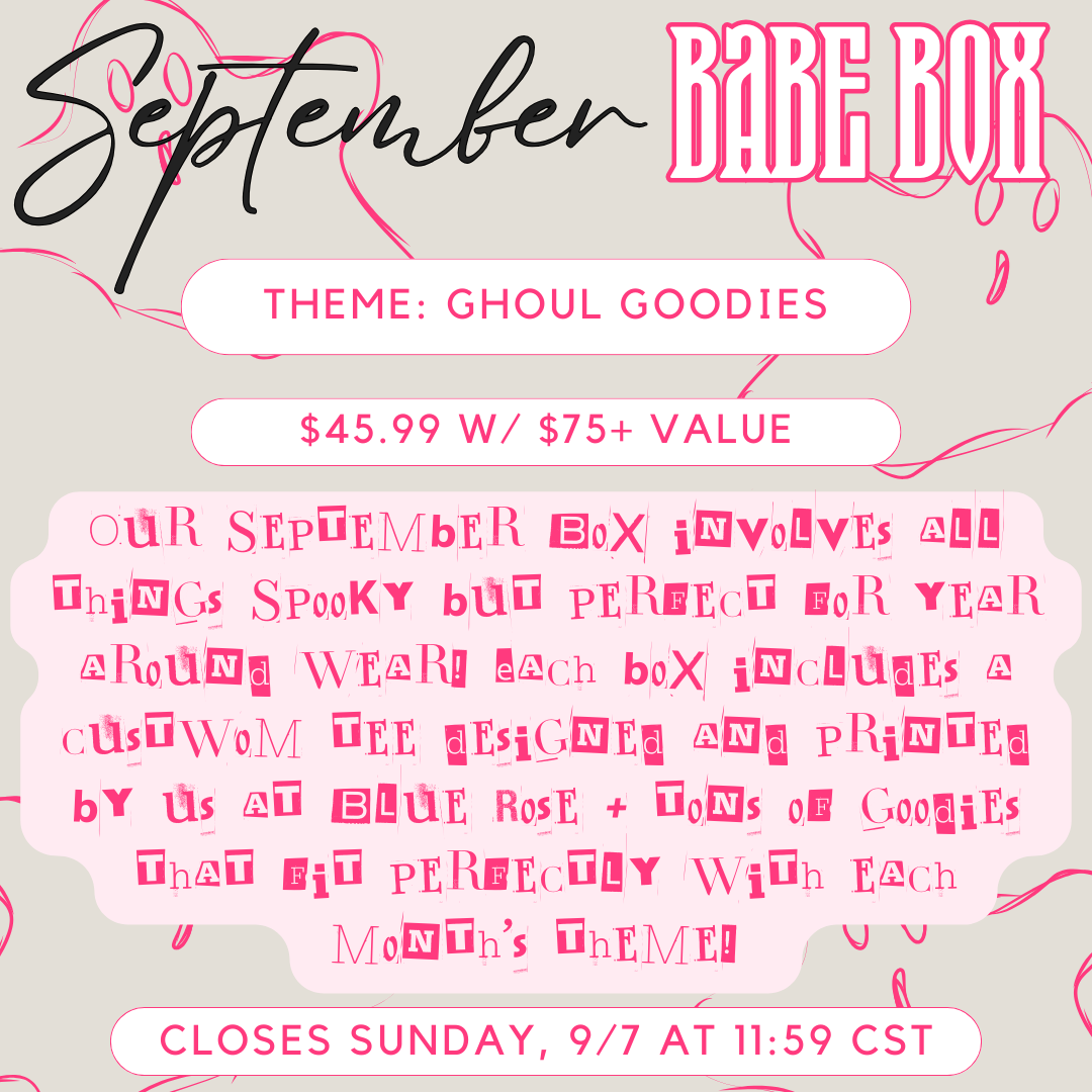 September Blue Rose Babe Box (Available until 9/7)