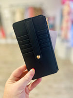 Slim Cardholder Wallet in Black