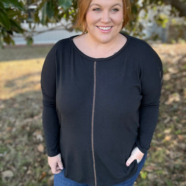 Ella Reverse Stitch Line Tunic