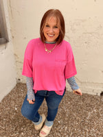 Lennie Ribbed Boyfriend Top (Multiple Colors)