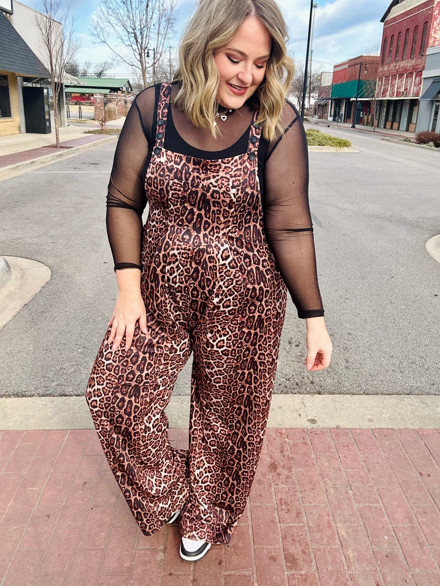 Jessica Leopard Jumpsuit