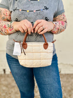 Quilted Puffer Mini Crossbody Bag