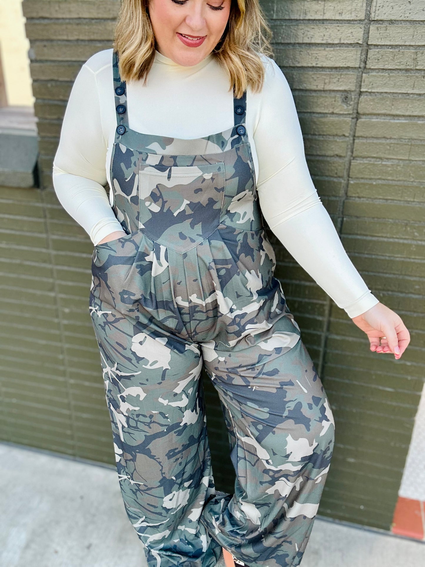 Camo Overall Jumpsuit (Pre-Order)