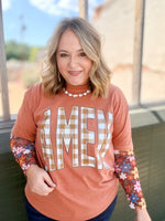 Amen Plaid Tee on Yam