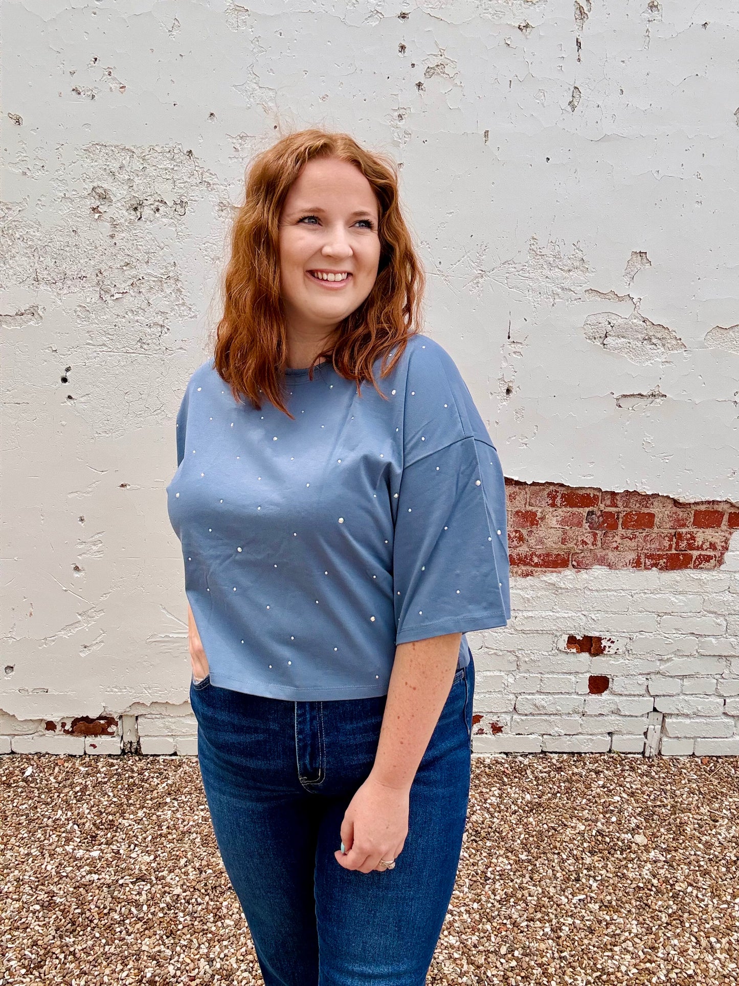 Cora Rhinestone Top