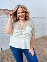Allysia Coloblock Sweater Top