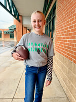 School Nation Tee on Blue Spruce