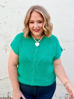Joana Knit Top in Green