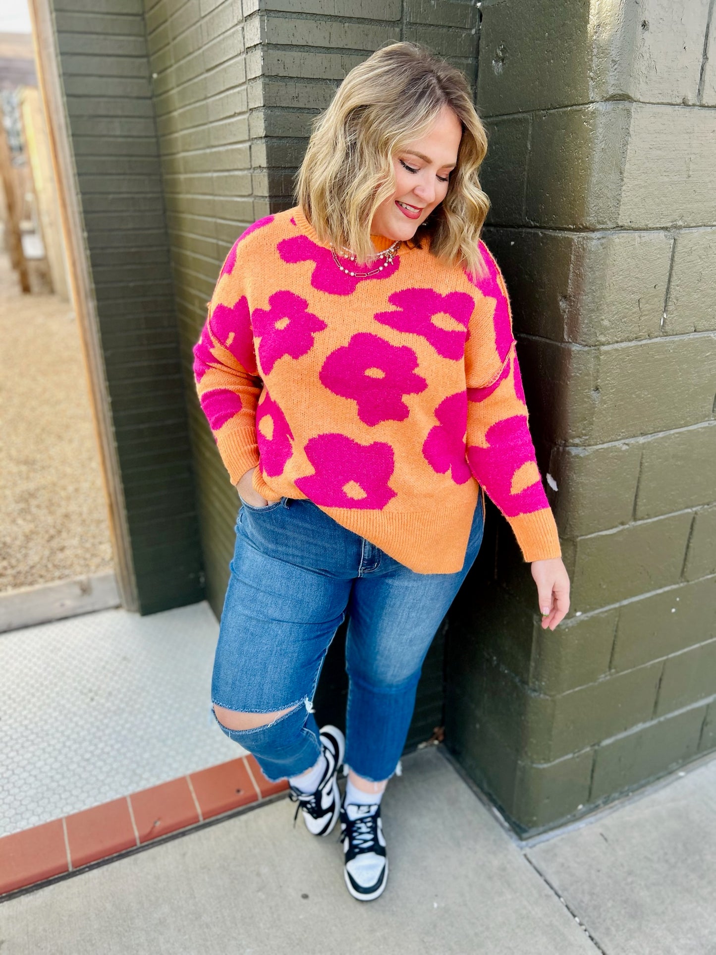 Sasha Floral Sweater