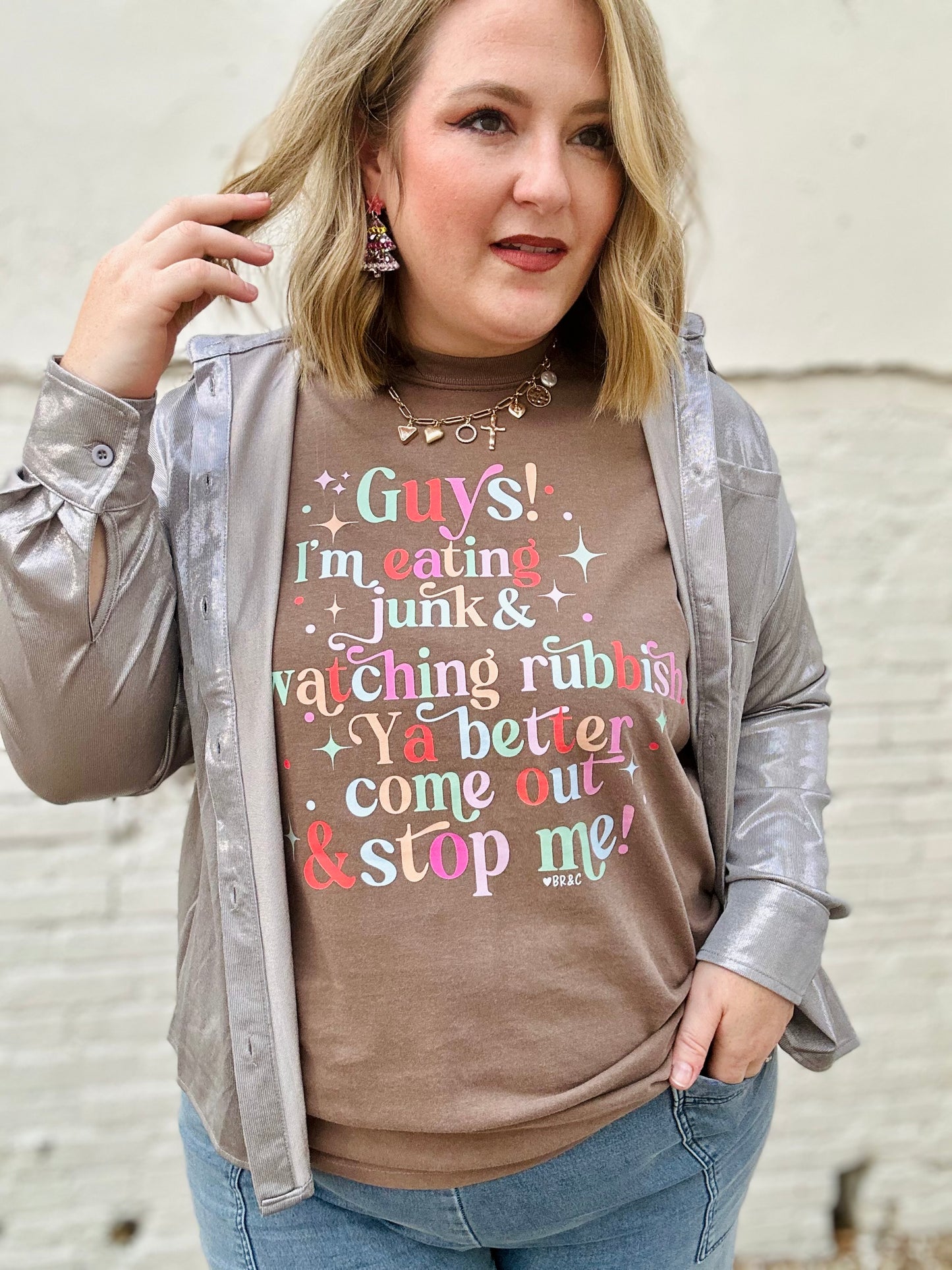 Eating Junk and Watching Rubish Tee