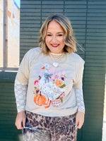 Fall Floral Goose Tee