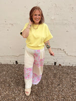 Elizabeth Floral Straight Leg Pants
