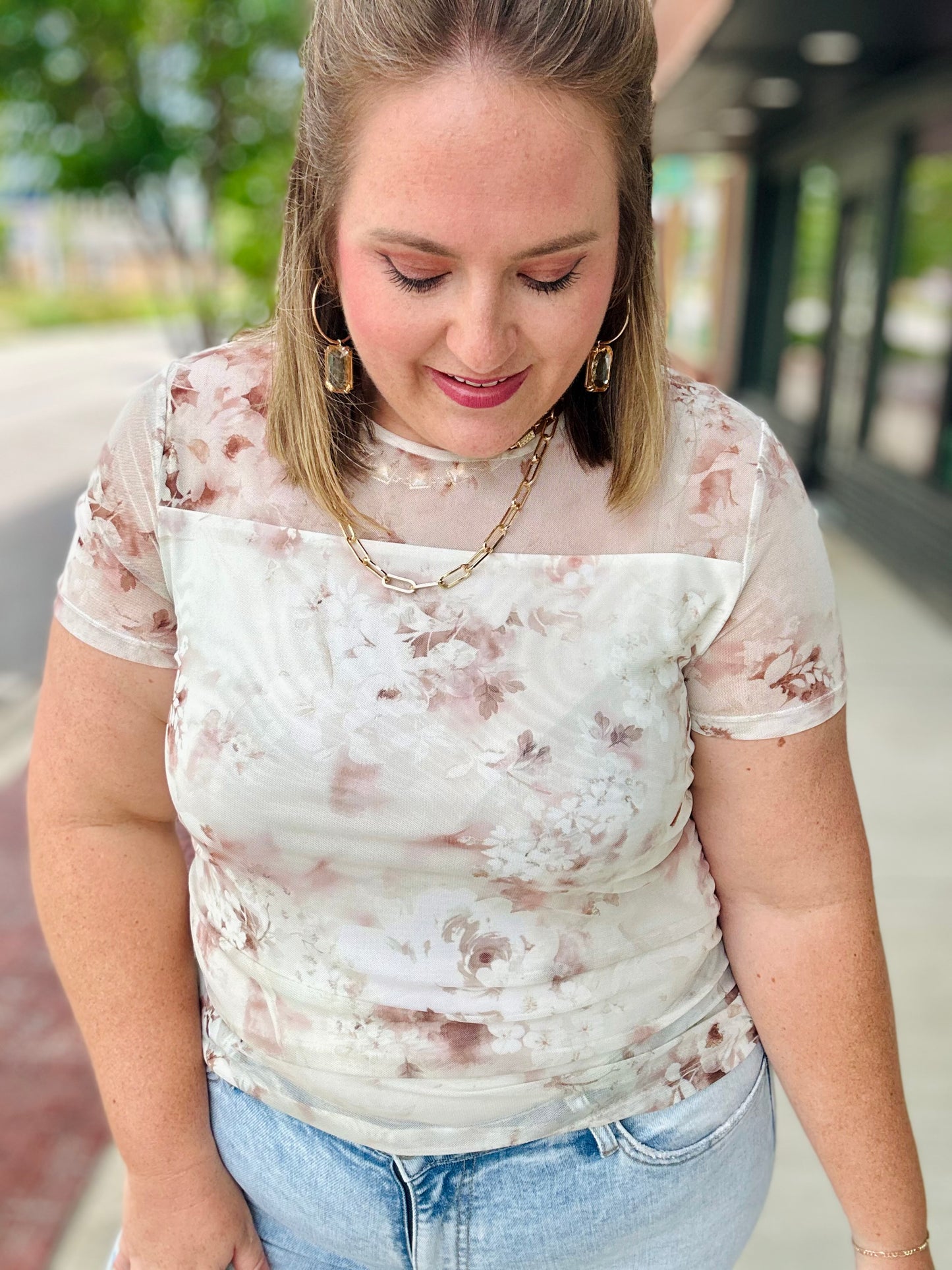 90’s Baby Sheer Netted Top
