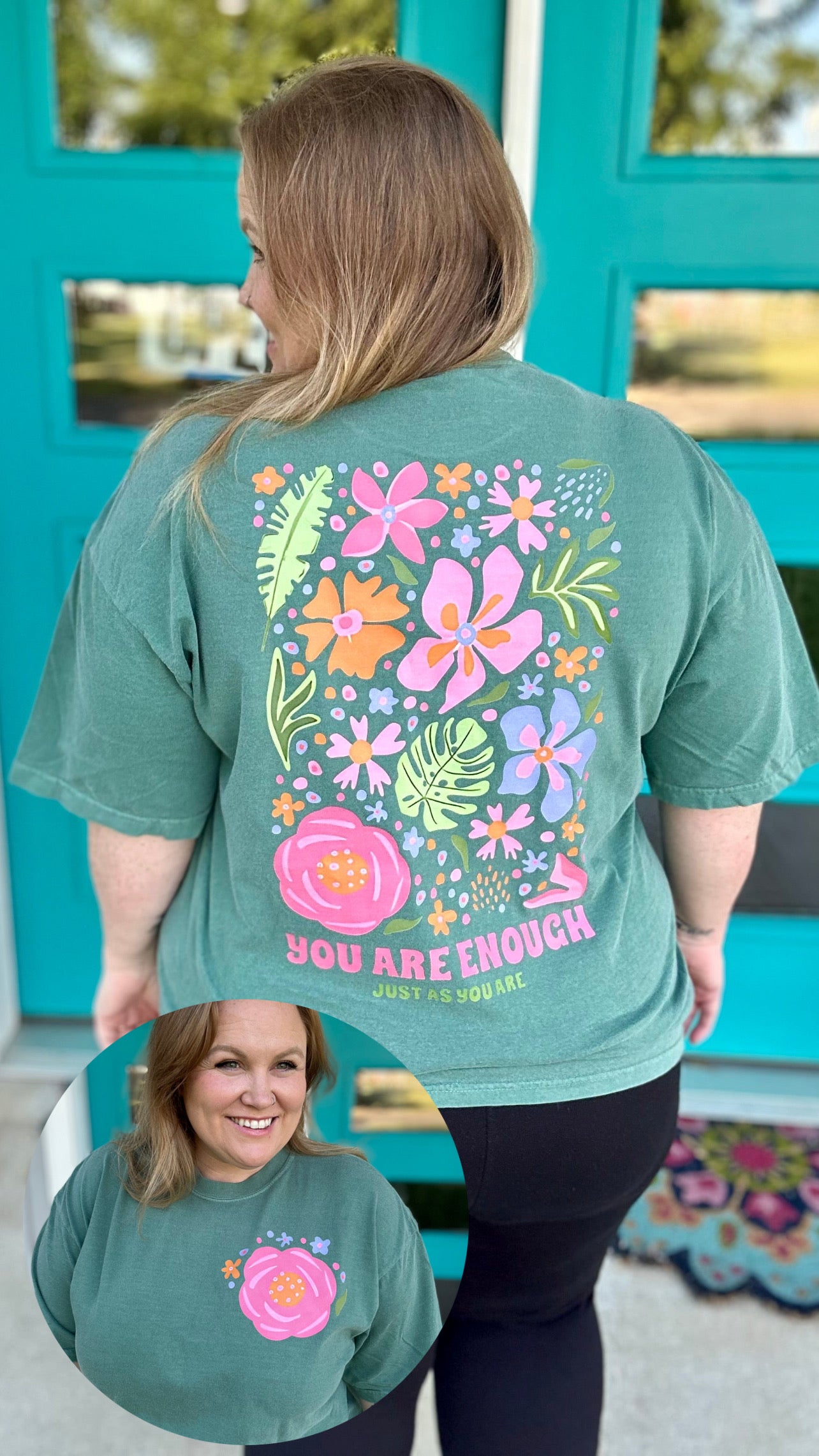 Just As You Are Tee (front/back)