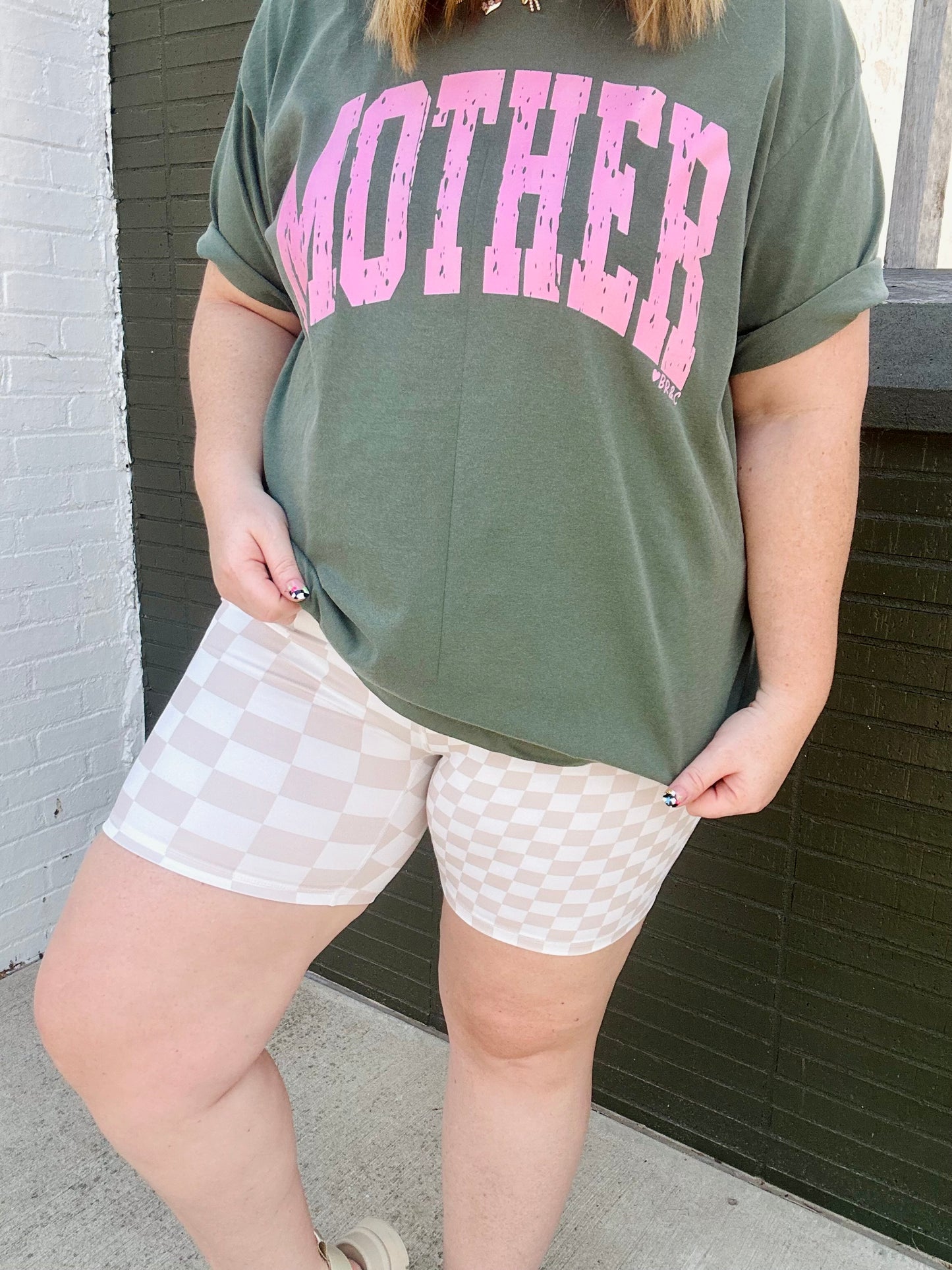 Checkered Dreams Biker Shorts (RESTOCK)