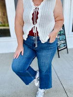Elizabeth Wide Leg Vervet Jeans