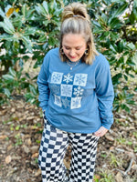 Snowflake Collage Long Sleeve Tee