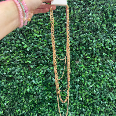 Long Layered Gold Chain