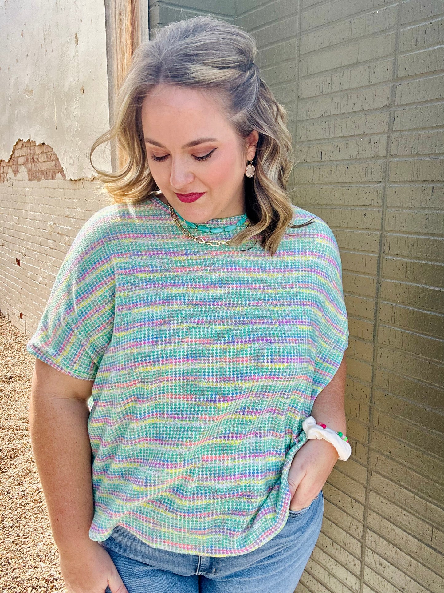 Molly Multicolor Striped Top