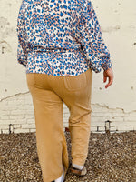 Wide Leg Knit Cargo Pants