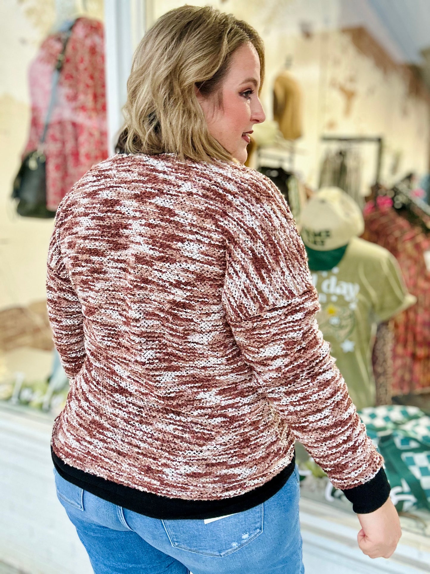 Kennedy Long Sleeve Knit Sweater