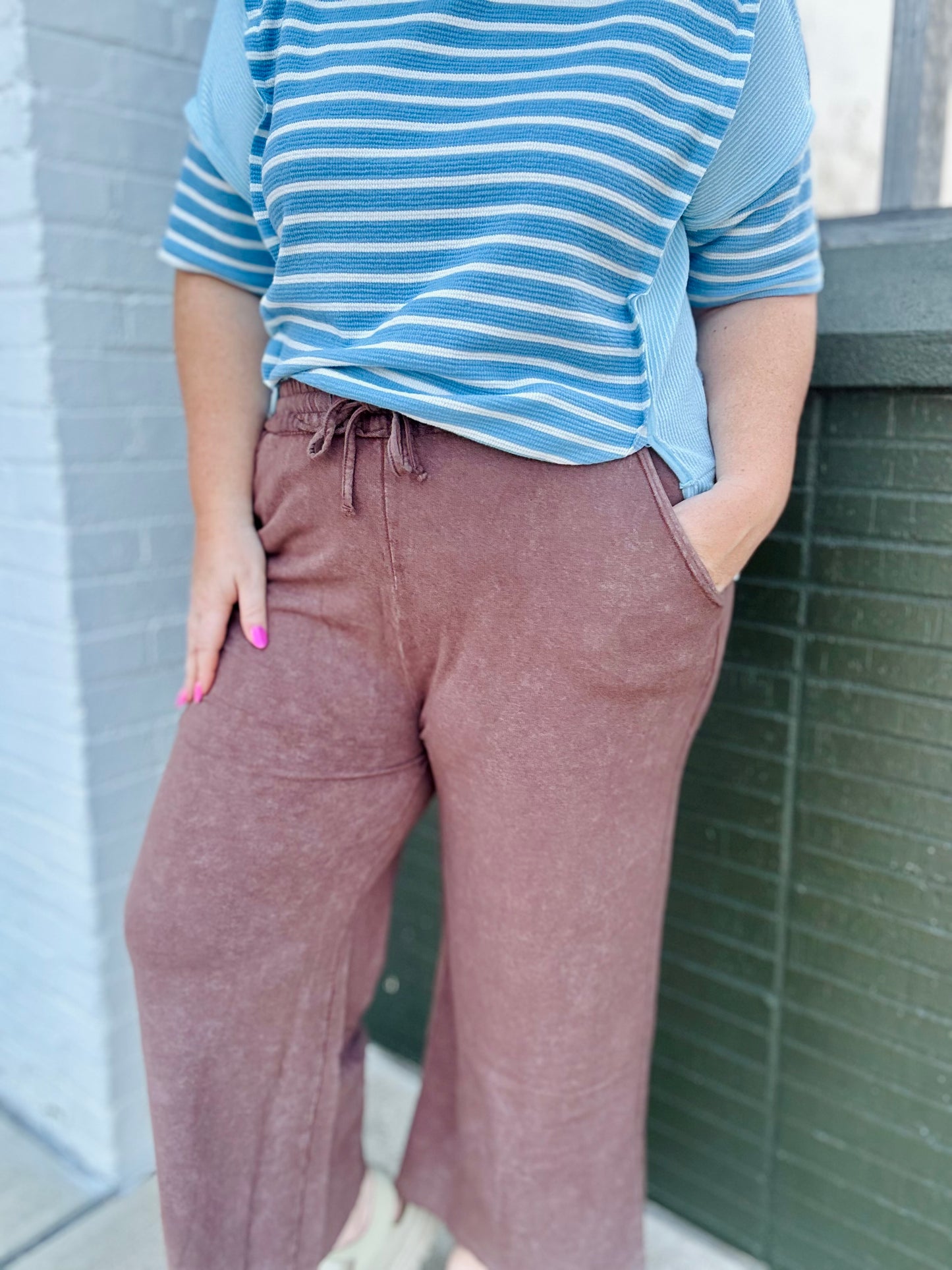 Terri Acid Wash Pants