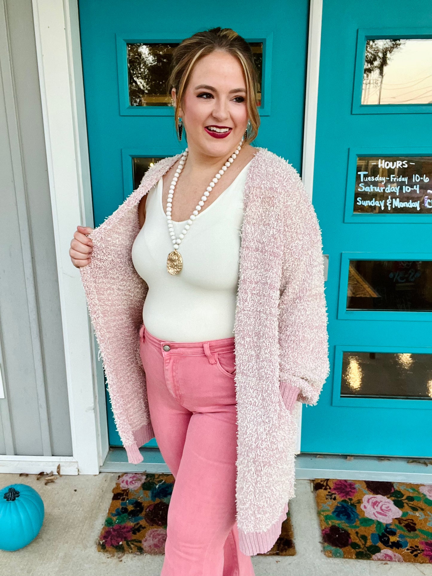 Joella Mauve Cardigan