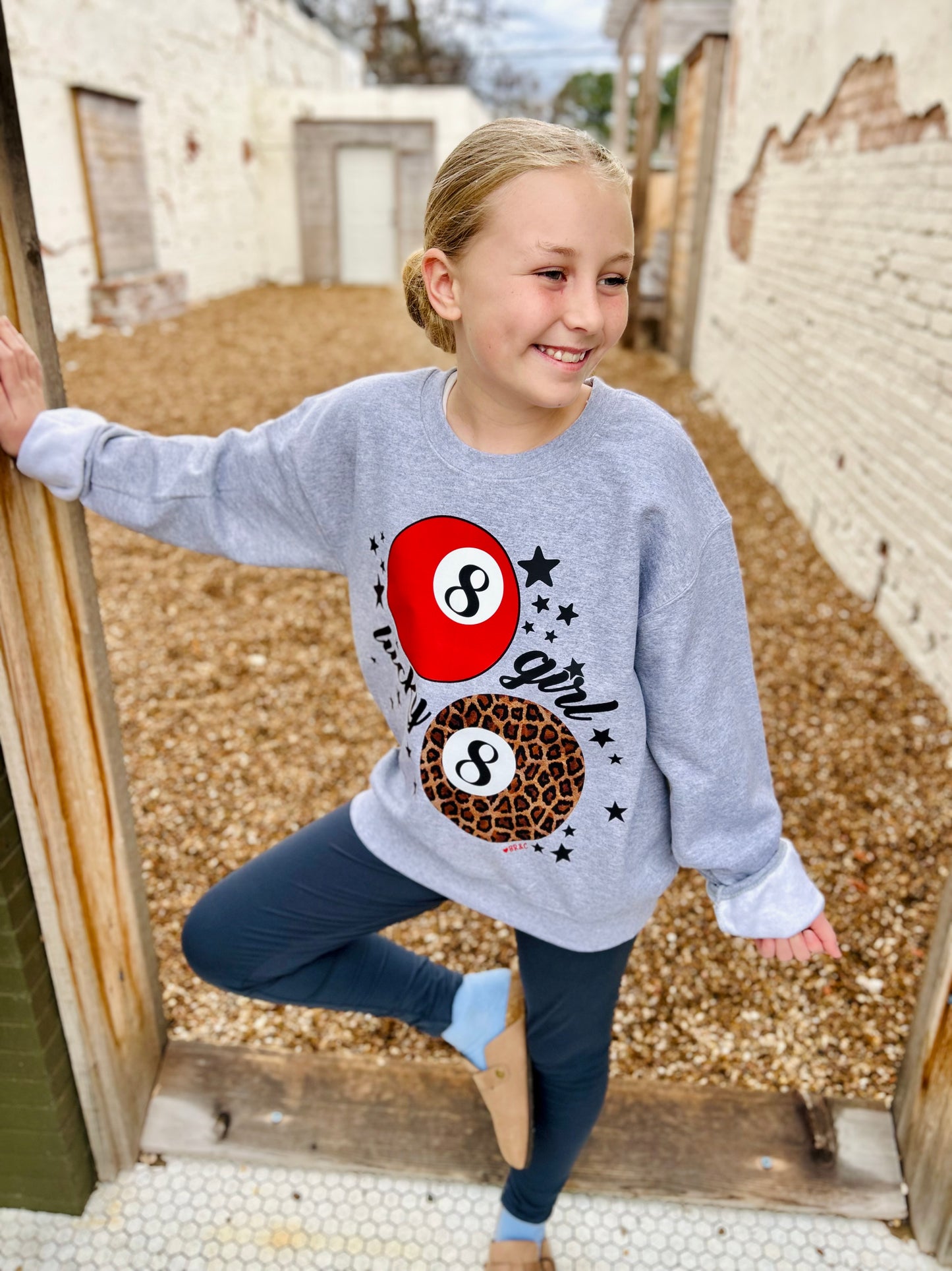 Lucky Girl 8 Ball Sweatshirt