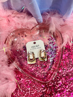 Acetate Square Hoops