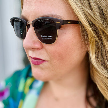Retro Metal Rim Sunglasses (Multiple Colors)