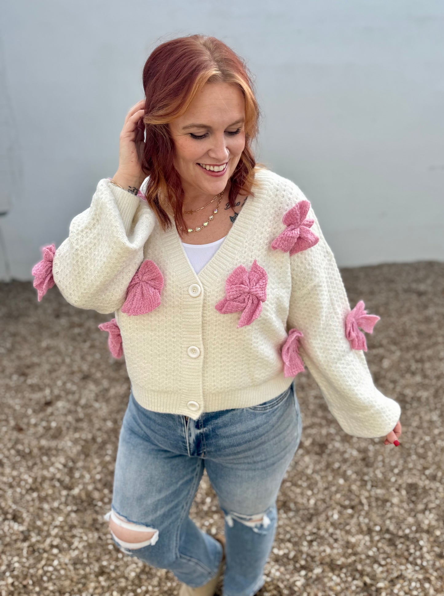 Amy Bow Cardigan