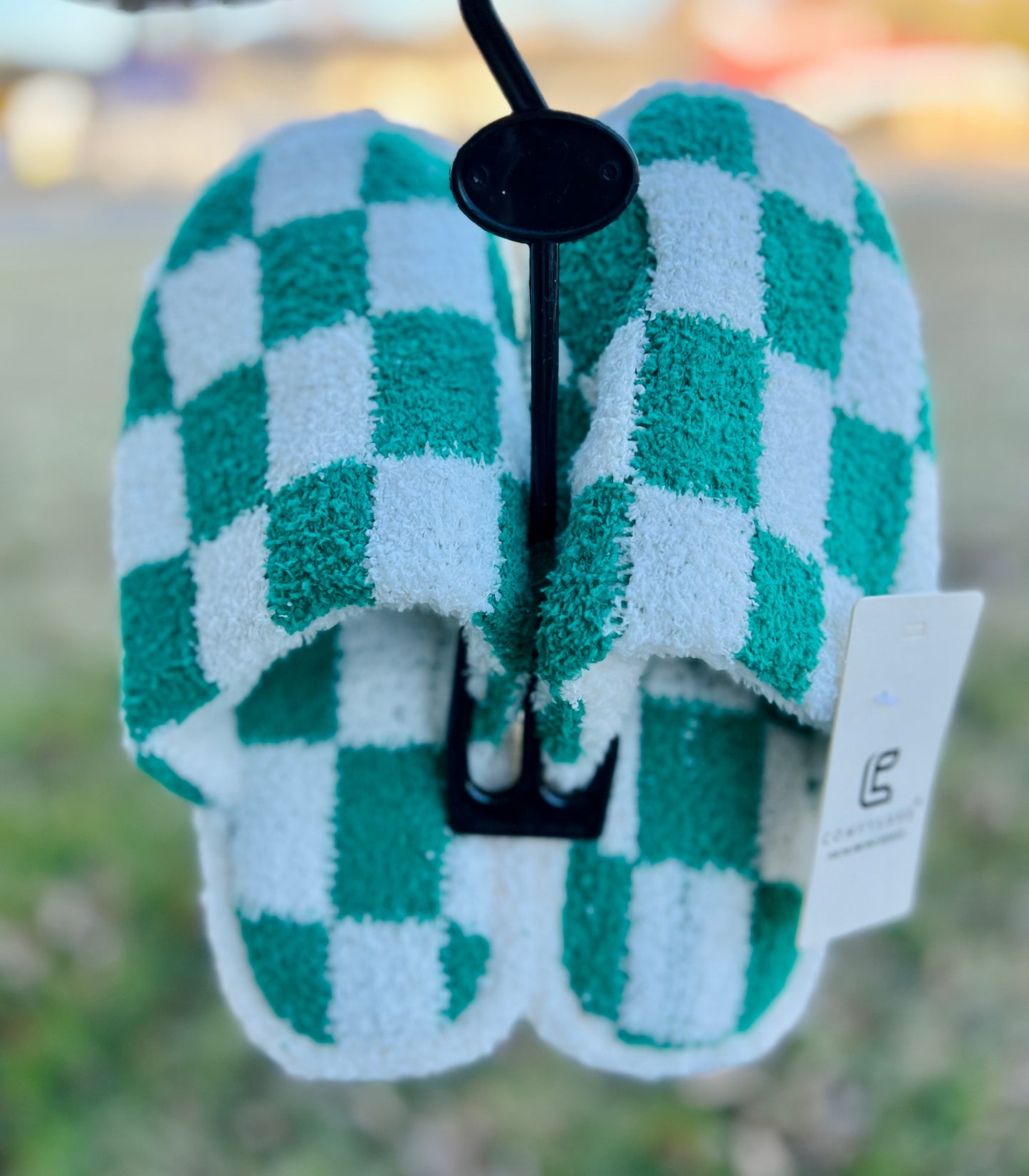 Checkered House Shoes (Multiple Colors)
