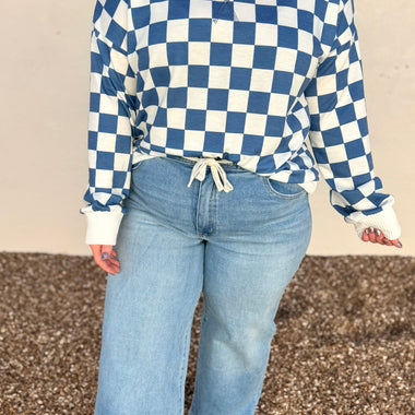 Super High Crop Wide Leg Jeans