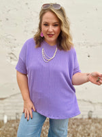 Carly Ribbed Oversized V-Neck