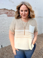 Allysia Coloblock Sweater Top
