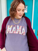 Spring Mama Floral Tee on Comfort Color
