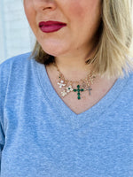 Cross Charm Necklace