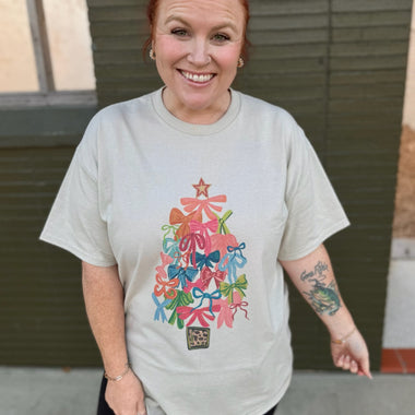 Bow-tacular Christmas Tee