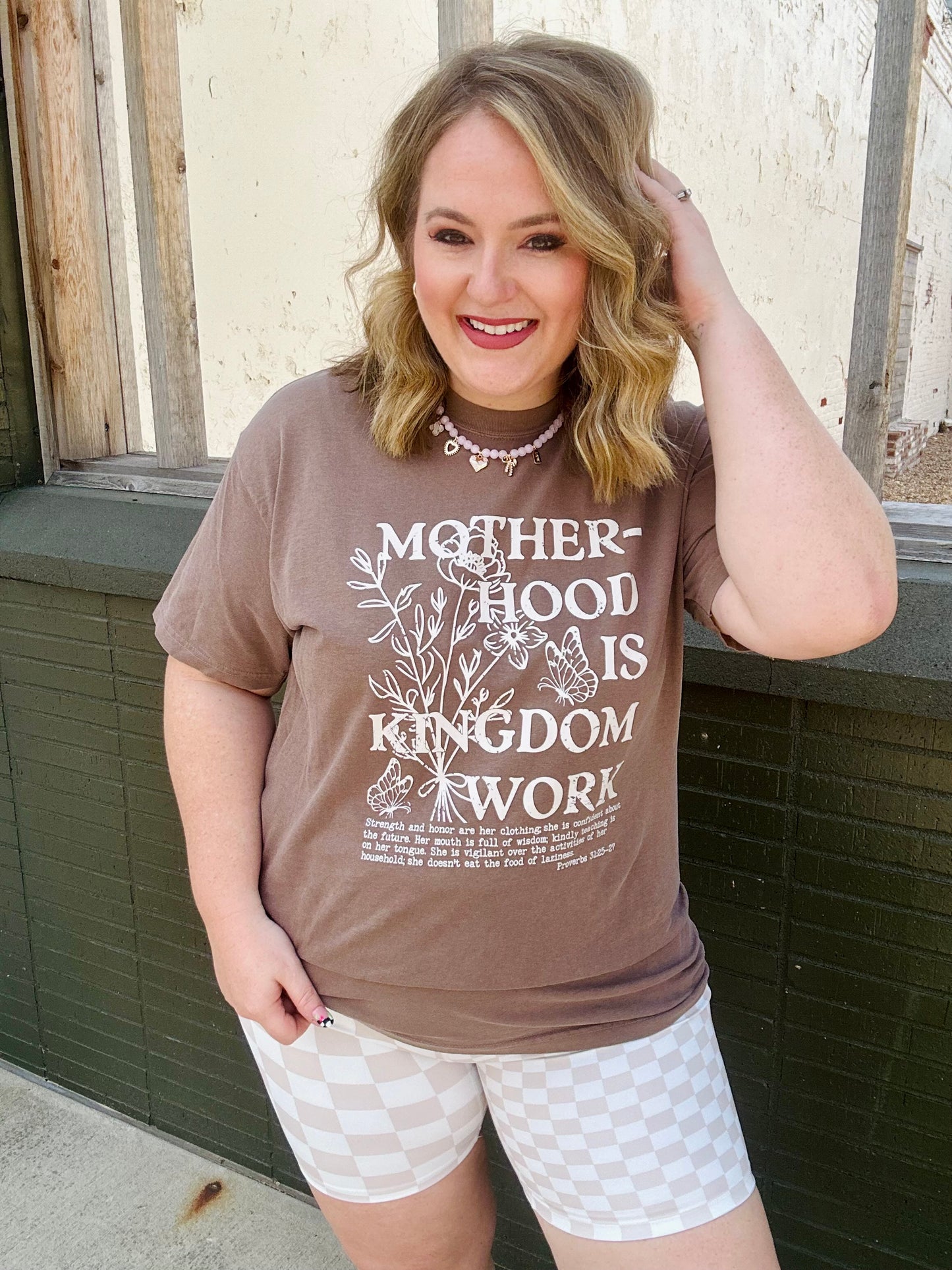 Motherhood is Kingdom Work Tee
