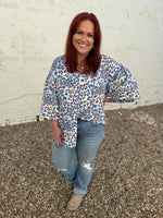 Savannah Animal Print Button Down